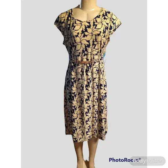 Yellow Flower Dress with Bling