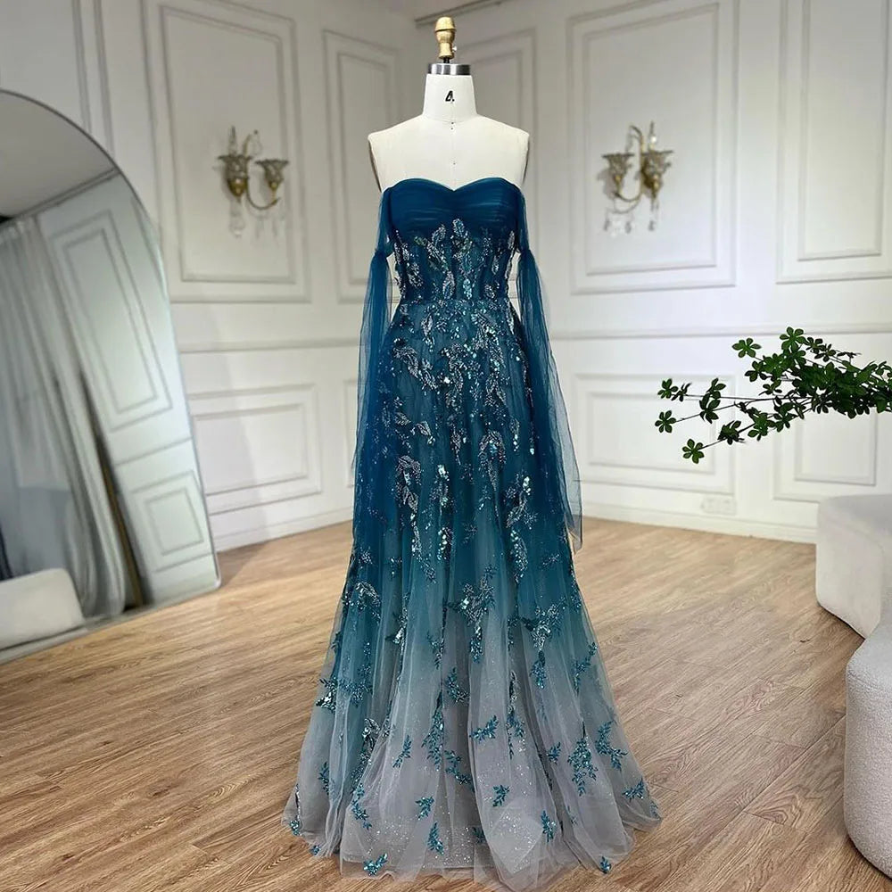 Serene Hill Arabic Green A-Line Elegant Strapless Beaded Long Evening Dresses for Women Elegant Party 2024 LA72520 Serene Hill Arabic Green A-Line Elegant Strapless Beaded Long Evening Dresses for Women Elegant Party 2024 LA72520