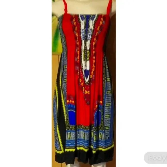 Red Strapless Dress