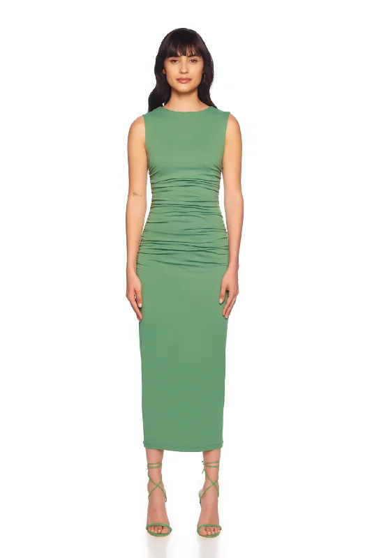 Crew Loose Gathered Dress