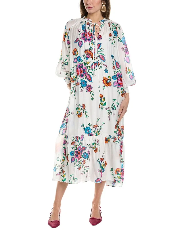 Diane von Furstenberg Fortina Silk-Blend Shift Dress