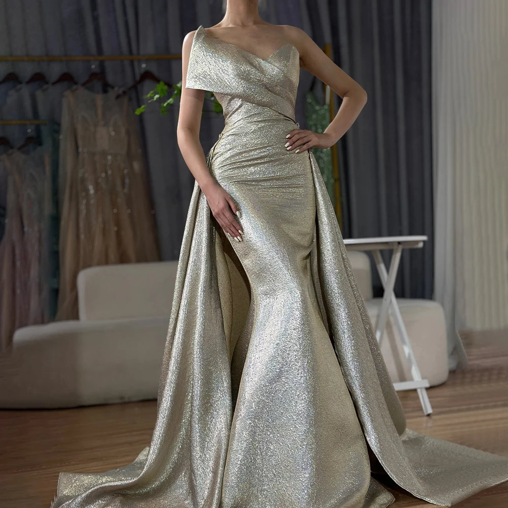 Serene Hill Customize 2024 Champagne Mermaid Evening Dress with Off Shoulder and Tie Design for Formal Occasion LA70626A Serene Hill Customize 2024 Champagne Mermaid Evening Dress with Off Shoulder and Tie Design for Formal Occasion LA70626A