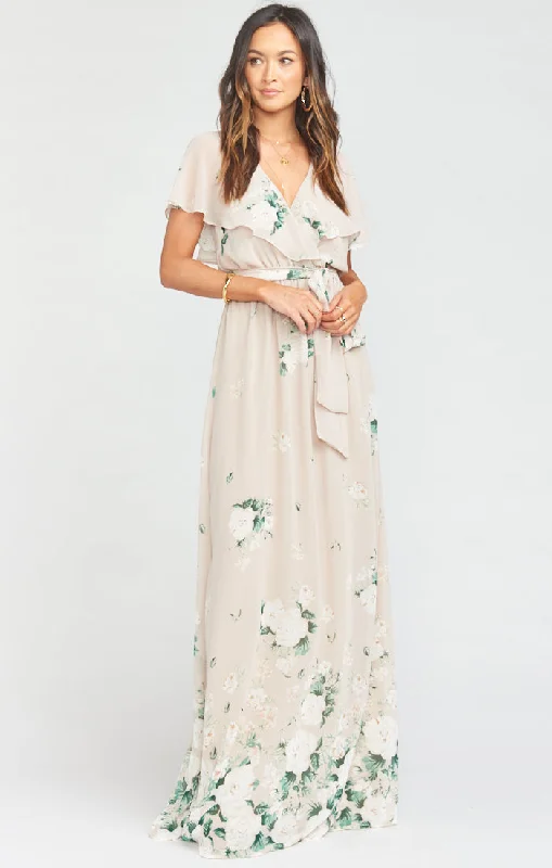 Audrey Maxi Dress ~ Bouquet Toss Stylish One-Shoulder Maxi Dress