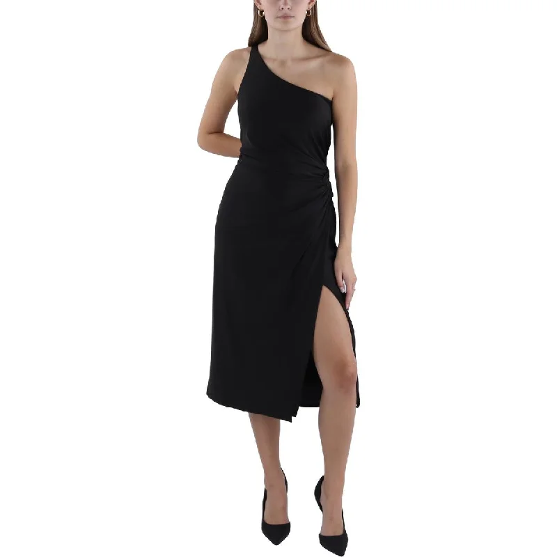 B. Darlin Womens   Ruched Midi Midi Dress