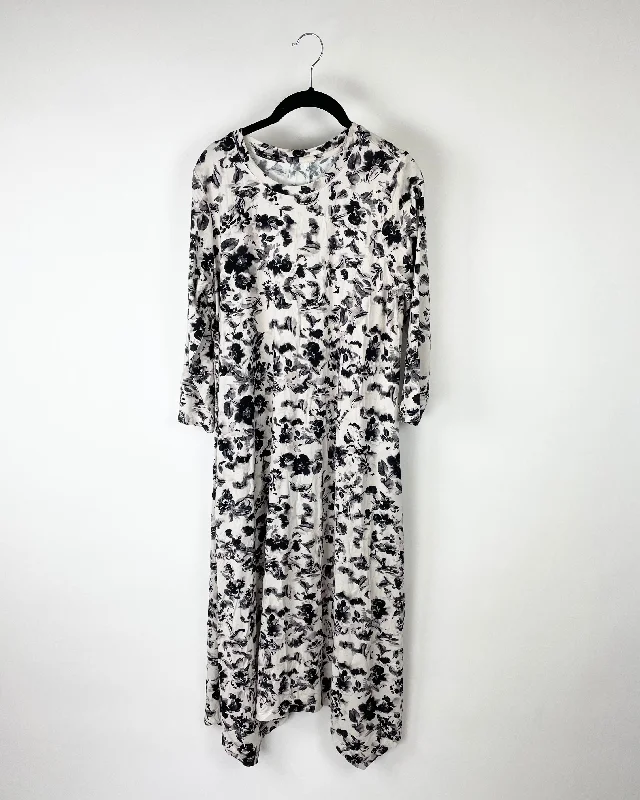 3/4 Sleeve Maxi Dress - Size 6-8