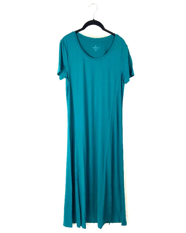 Turquoise Maxi Dress - Size 8/10