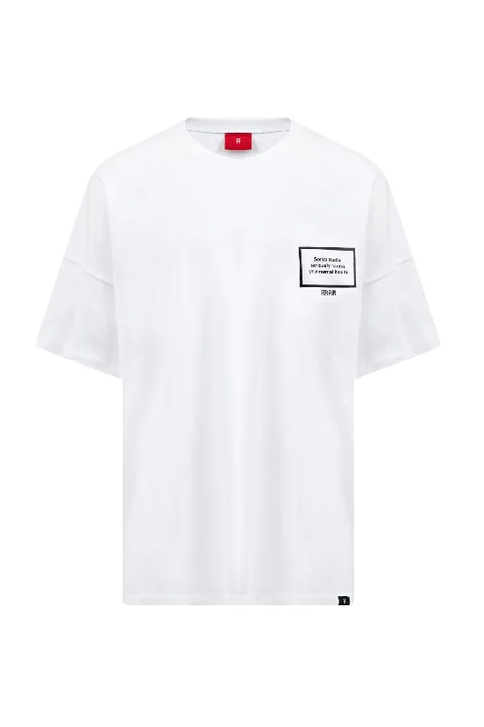 Social Media / Drop Shoulder Oversize T-shirt