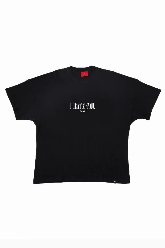 I Hate You / Drop Shoulder Oversize T-shirt