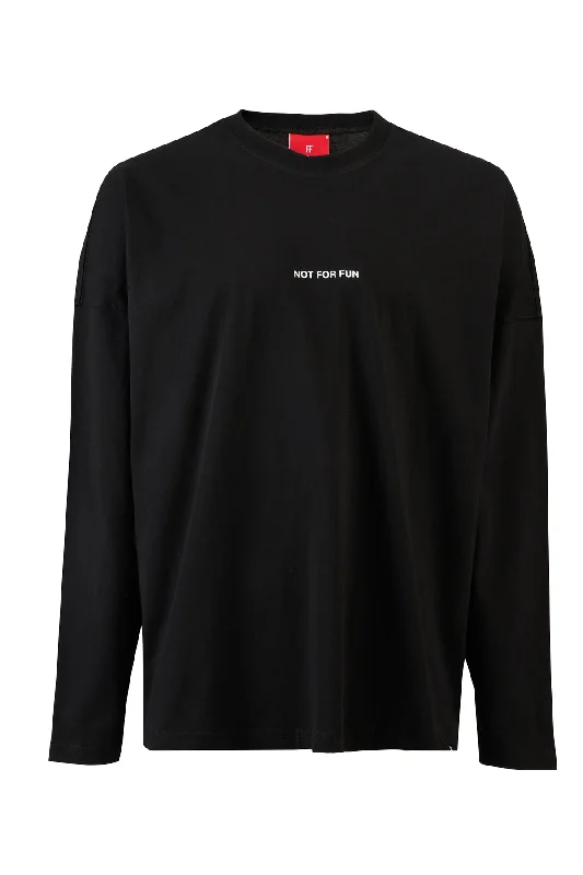 Not For Fun 001 / Long Sleeve Oversize T-shirt