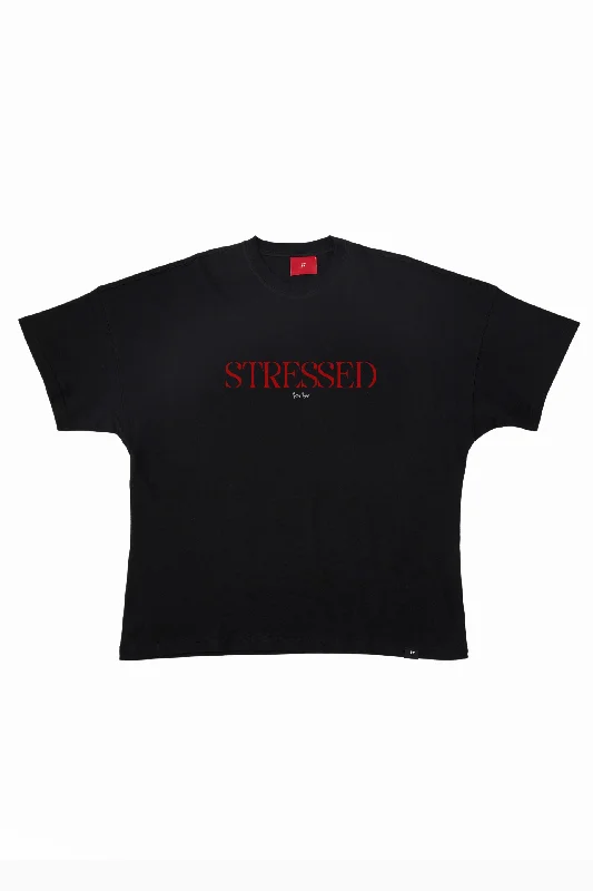 Stressed / Drop Shoulder Oversize T-shirt