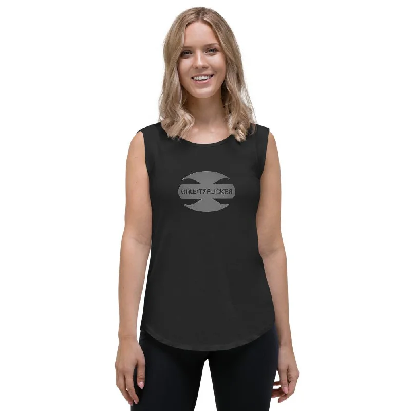 CRUSTYFLICKER Dogtag - Ladies' Cap Sleeve T-Shirt