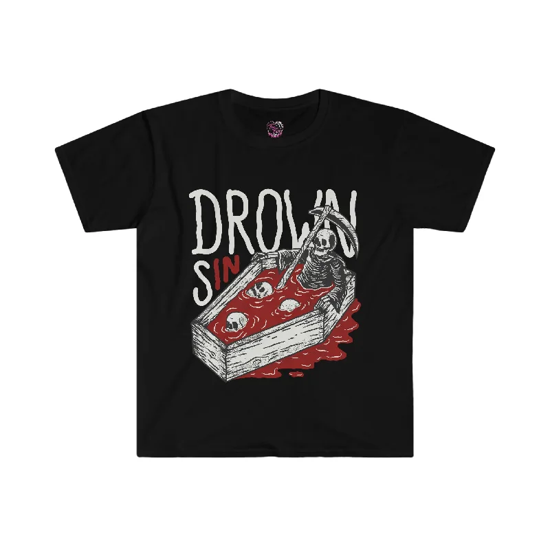 Drown Sin Grim Reaper Unisex Tee