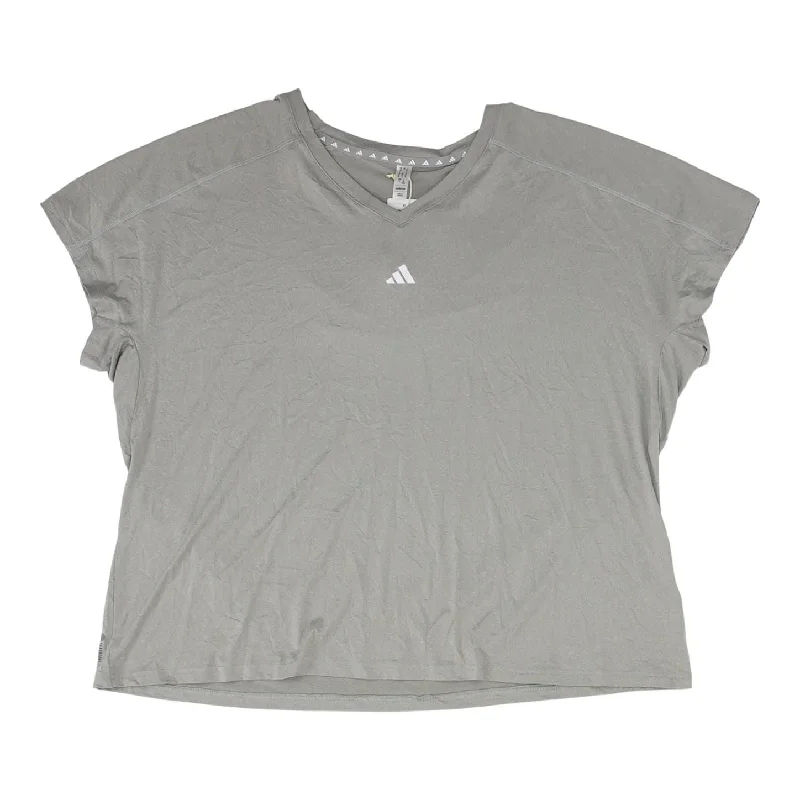 Gray Solid Active T-Shirt