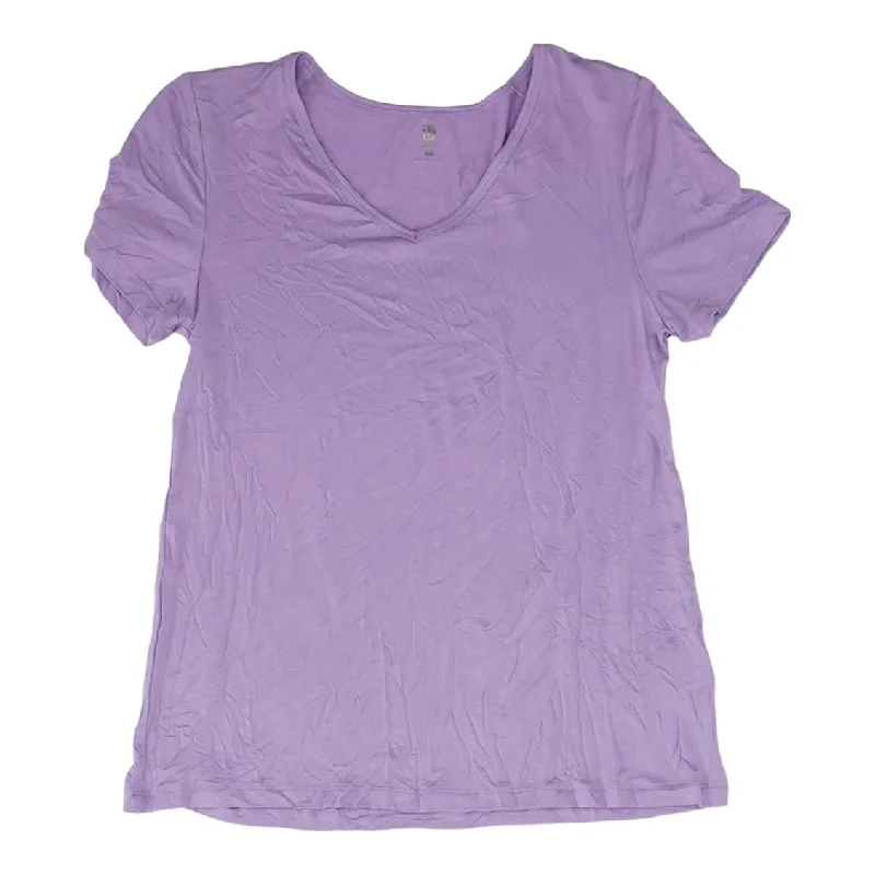 Lavender Solid Active T-Shirt