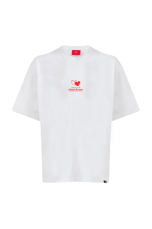 Mutual Memories - February 14th Valentine's Day / Drop Shoulder Oversize T-shirt