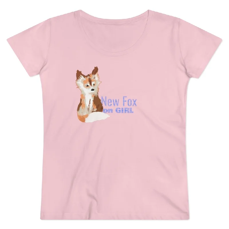 New Fox - Organic Women's Lover T-Shirt (Pink)