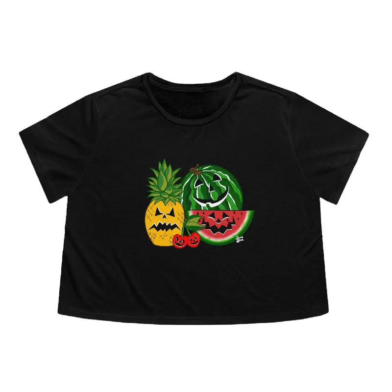 New Summerween- Women's Flowy Cropped Tee