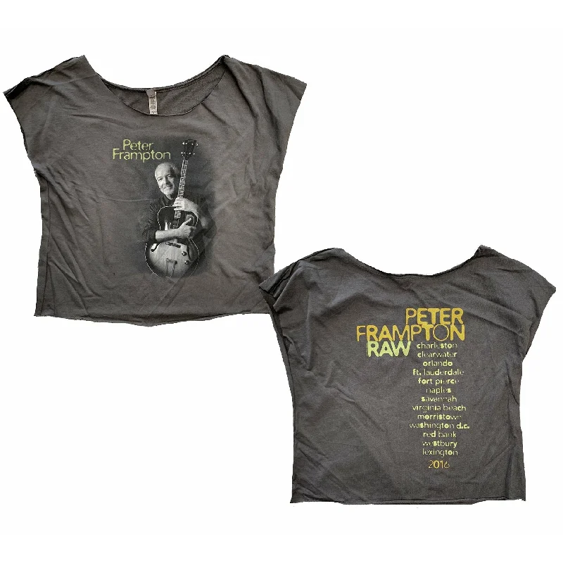 Peter Frampton - Ladies 2016 Raw Photo Dolman T-Shirt