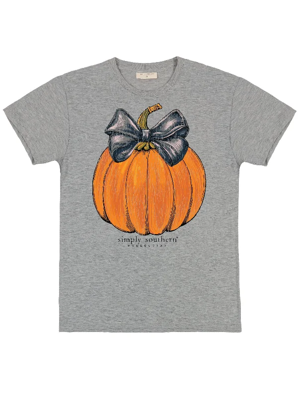 Simply Southern Women's Pumpkin Short Sleeve T-Shirt