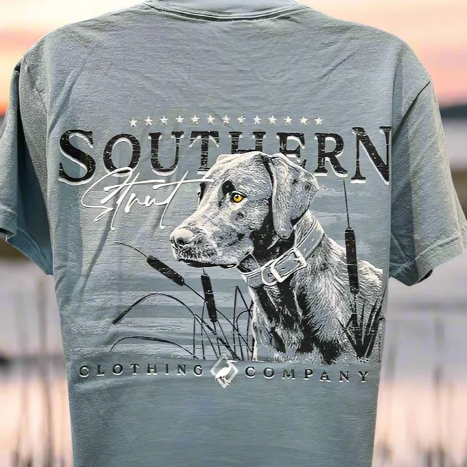 Southern Strut Lab Flag Short Sleeve T-Shirt Mens and Womens