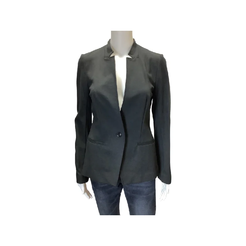 Banana Republic Black Slim Fit Jacket Size 0 With Tags Knit Jacket Woven Jacket Fleece Jacket Banana Republic Black Slim Fit Jacket Size 0 With Tags Knit Jacket Woven Jacket Fleece Jacket