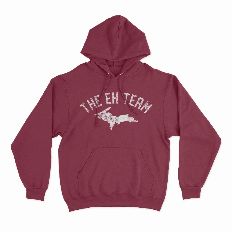 Eh Team - Unisex Hooded Sweatshirt Zip Hoodie Drawstring Kangaroo Pocket