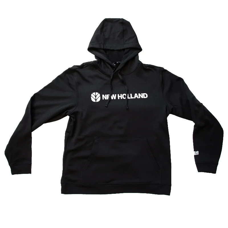 New Holland Hoodie Hoodie with Hem Ribbing Snug Secure