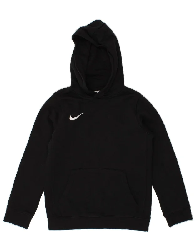 NIKE Boys Hoodie Jumper 10-11 Years Medium Black Cotton Hoodie Dress Longline Feminine NIKE Boys Hoodie Jumper 10-11 Years Medium Black Cotton Hoodie Dress Longline Feminine