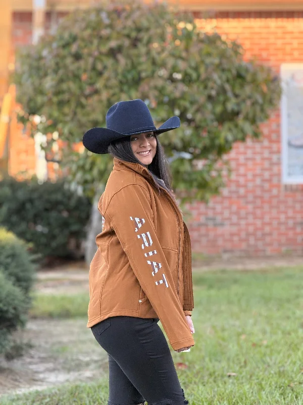 ARIAT JACKET TEAM PATRIOT SOFTSHELL CHESTNUT WOMEN- 2717