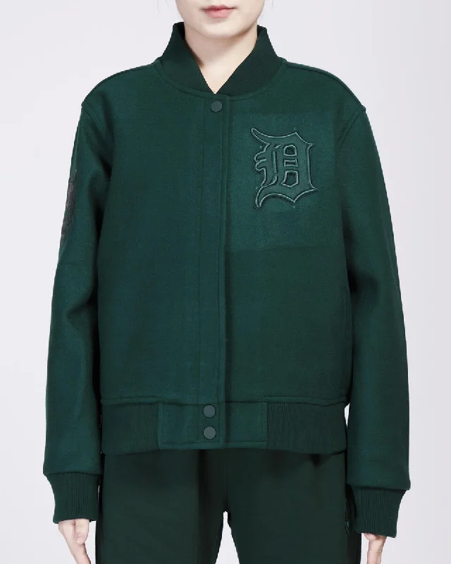 Pro Standard - Detroit Tigers Neutral Wool Jacket - Forest Green