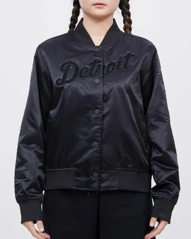 Pro Standard - Detroit Tigers Satin Jacket - Triple Black