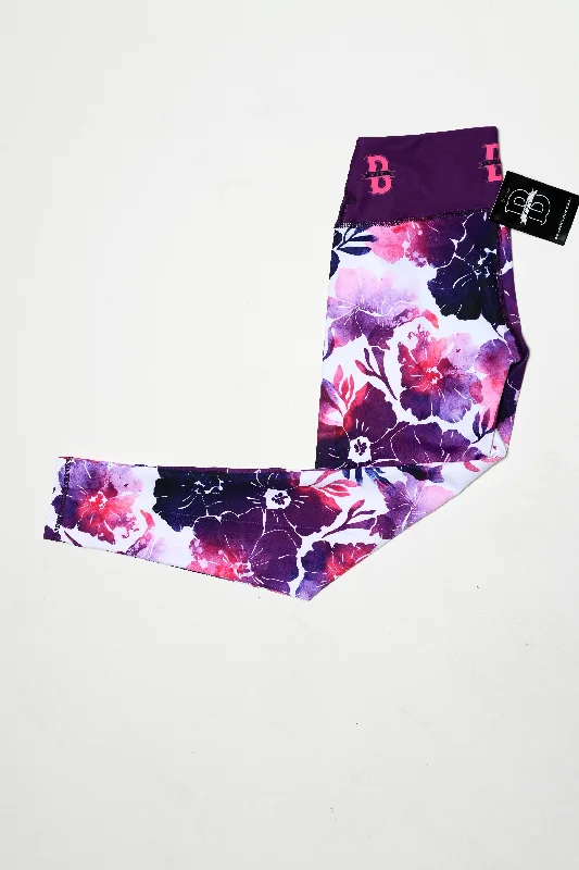 Women's Gradient Floral Print High-Waist Athletic Leggings Stylish Patterned Active Leggings Women's Gradient Floral Print High-Waist Athletic Leggings Stylish Patterned Active Leggings