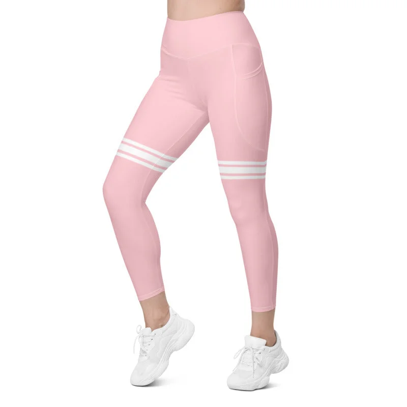 ELEVATED ESSENTIALS, THE PERFECT SIDE POCKET LEGGING THIGH HIGH BALLET PINK Stylish Pockets Active Leggings ELEVATED ESSENTIALS, THE PERFECT SIDE POCKET LEGGING THIGH HIGH BALLET PINK Stylish Pockets Active Leggings