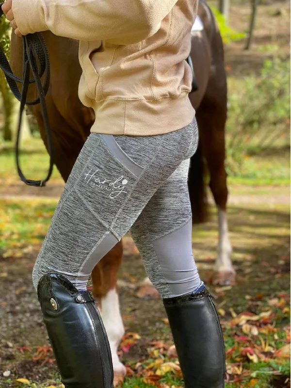 Hardy Equestrian Women's Grey Sport Riding Leggings Stylish Compression Fit Leggings Hardy Equestrian Women's Grey Sport Riding Leggings Stylish Compression Fit Leggings