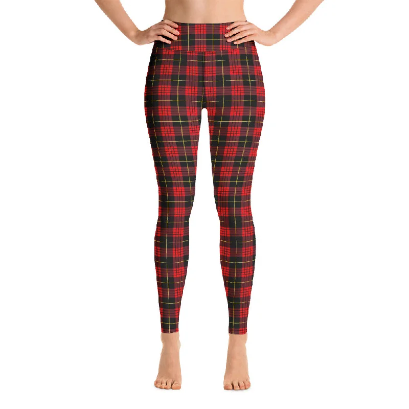ELEVATED ESSENTIALS, BOOTY BOOSTING HIGH WAISTBAND LEGGING VINTAGE PLAID RED AND BLACK Cozy Oversized Leggings ELEVATED ESSENTIALS, BOOTY BOOSTING HIGH WAISTBAND LEGGING VINTAGE PLAID RED AND BLACK Cozy Oversized Leggings