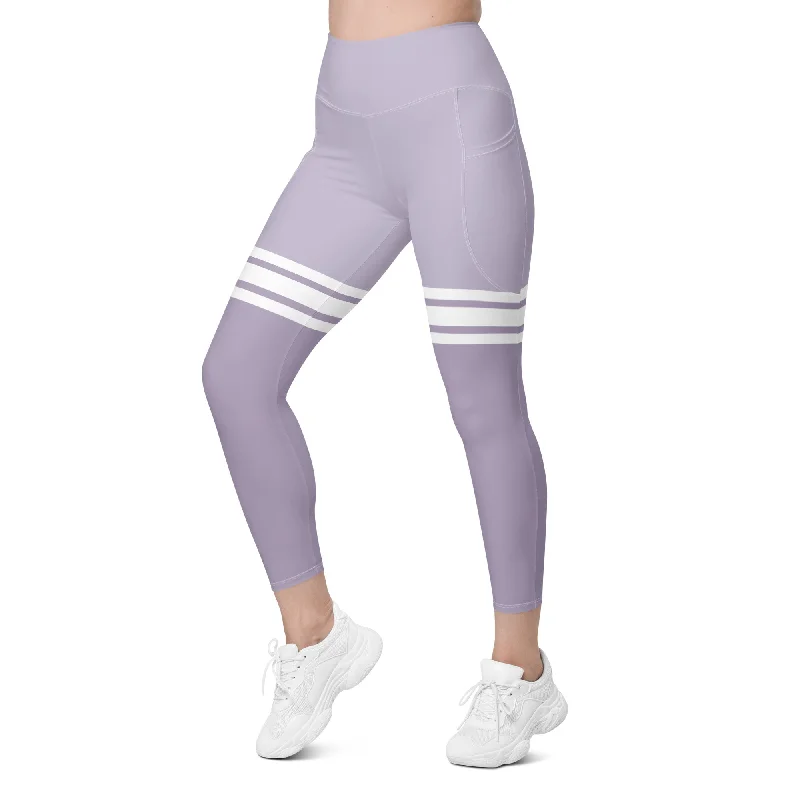 ELEVATED ESSENTIALS, THE PERFECT SIDE POCKET LEGGING THIGH HIGH PURPLE Comfortable Slim Fit Leggings ELEVATED ESSENTIALS, THE PERFECT SIDE POCKET LEGGING THIGH HIGH PURPLE Comfortable Slim Fit Leggings