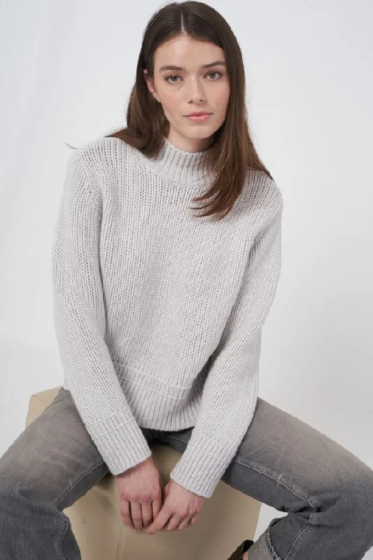 REPEAT CASHMERE Chunky Knit Cashmere Sweater Chenille Blend Fleece Blend Nylon Blend