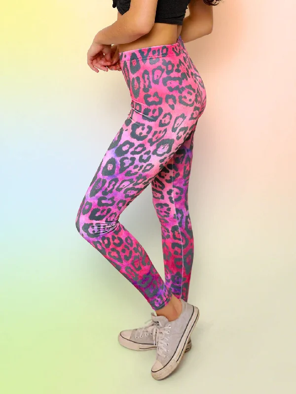 Women's Velvet Leggings | Oaxaca Jaguar Stylish Camo Print Leggings