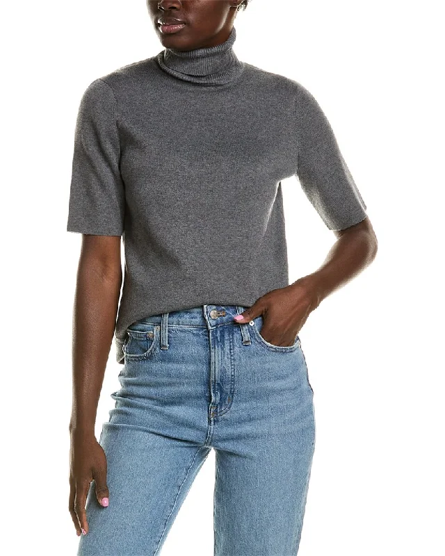 Anne Klein Half Sleeve Turtleneck Sweater