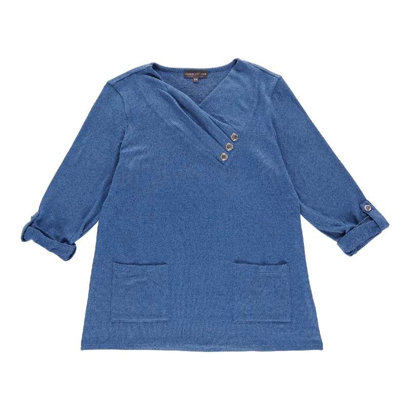 Classic Editions Women's Sweater with Pockets