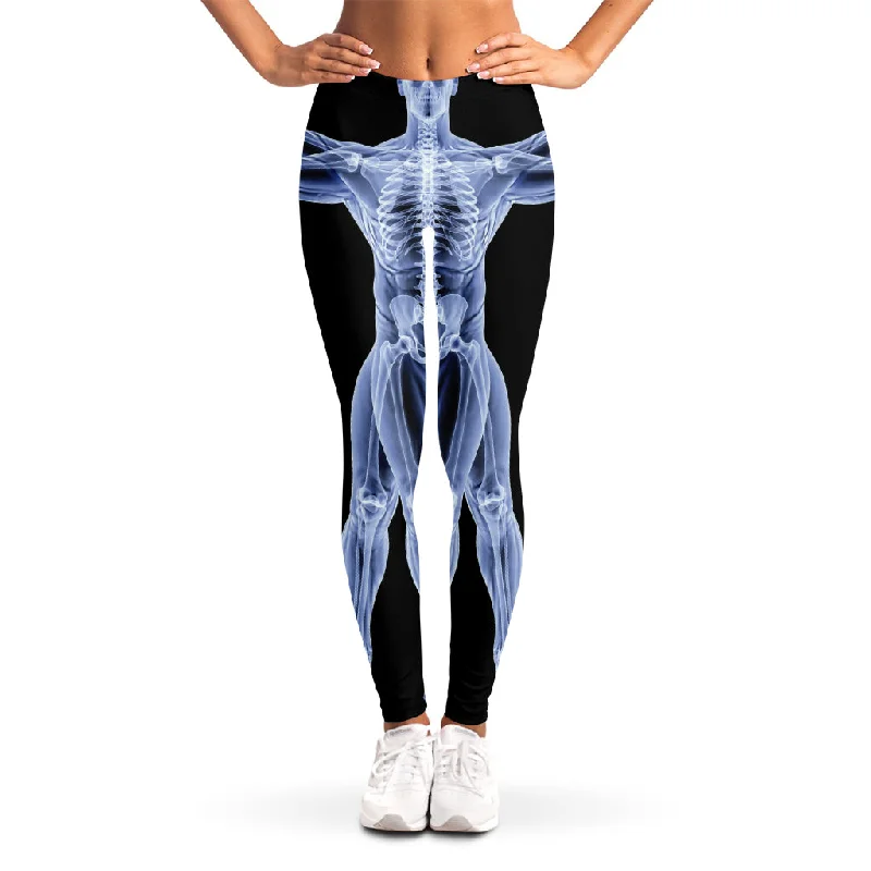 Vitruvian Man X-Ray Print Women's Leggings