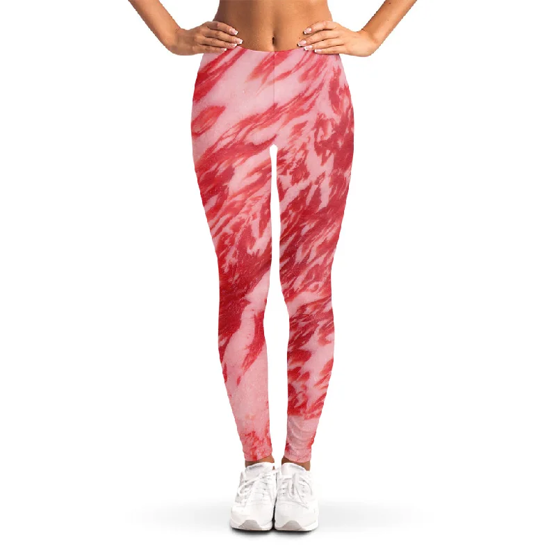 Wagyu Beef Meat Print Women's Leggings