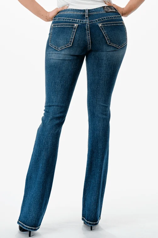 Grace in LA Easy Fit Women's Bootcut Jeans EB51838