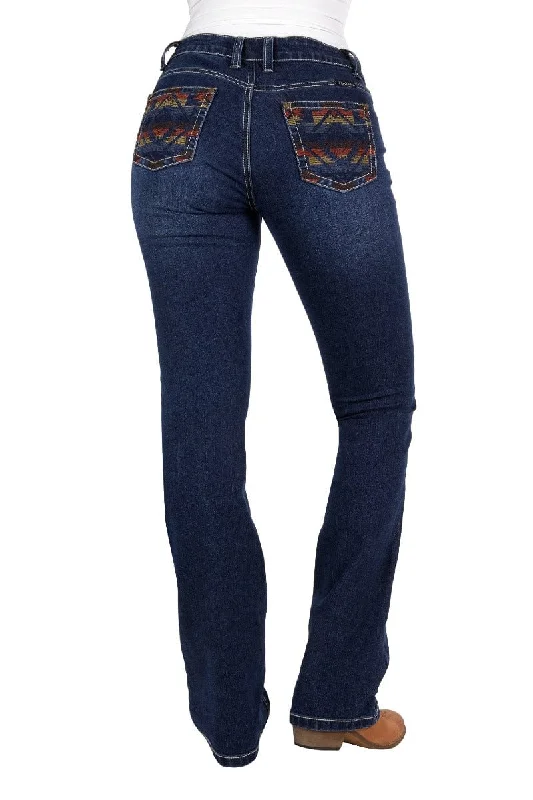 Pure Western Jeans Womens Ola Relaxed 36in Leg