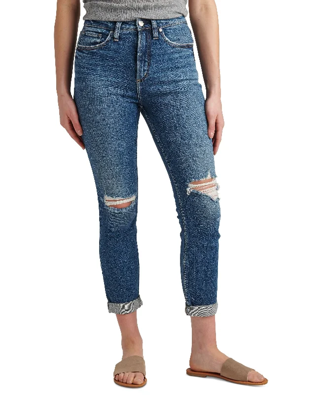 Silver Jeans Co. Womens 90s Boyfriend Jeans