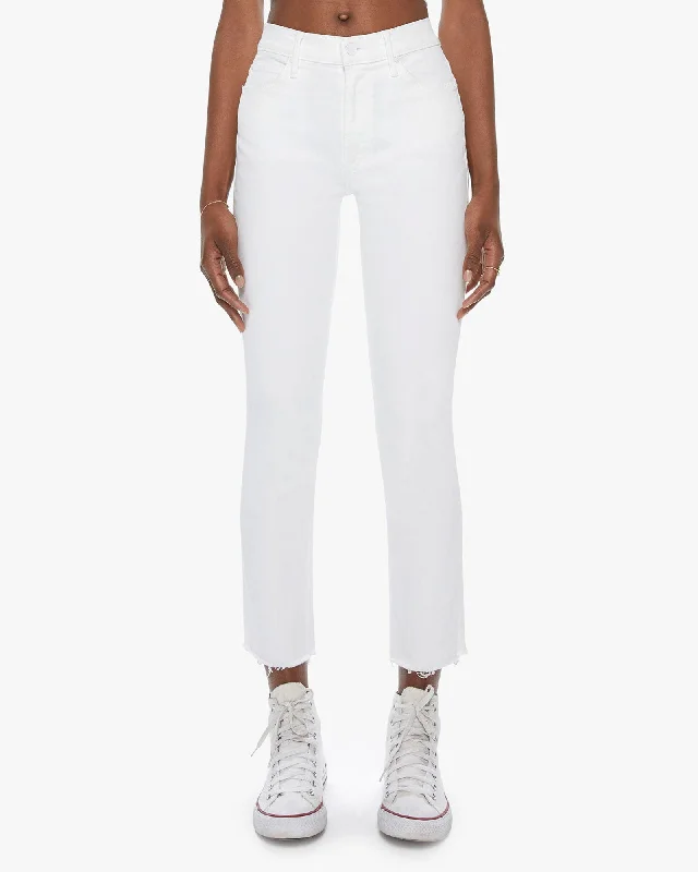 Mid Rise Dazzler Ankle Fray Jeans