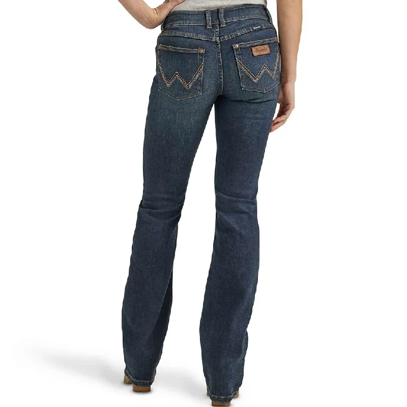 Wrangler Women's Retro Mae Mid Rise Bootcut Jeans